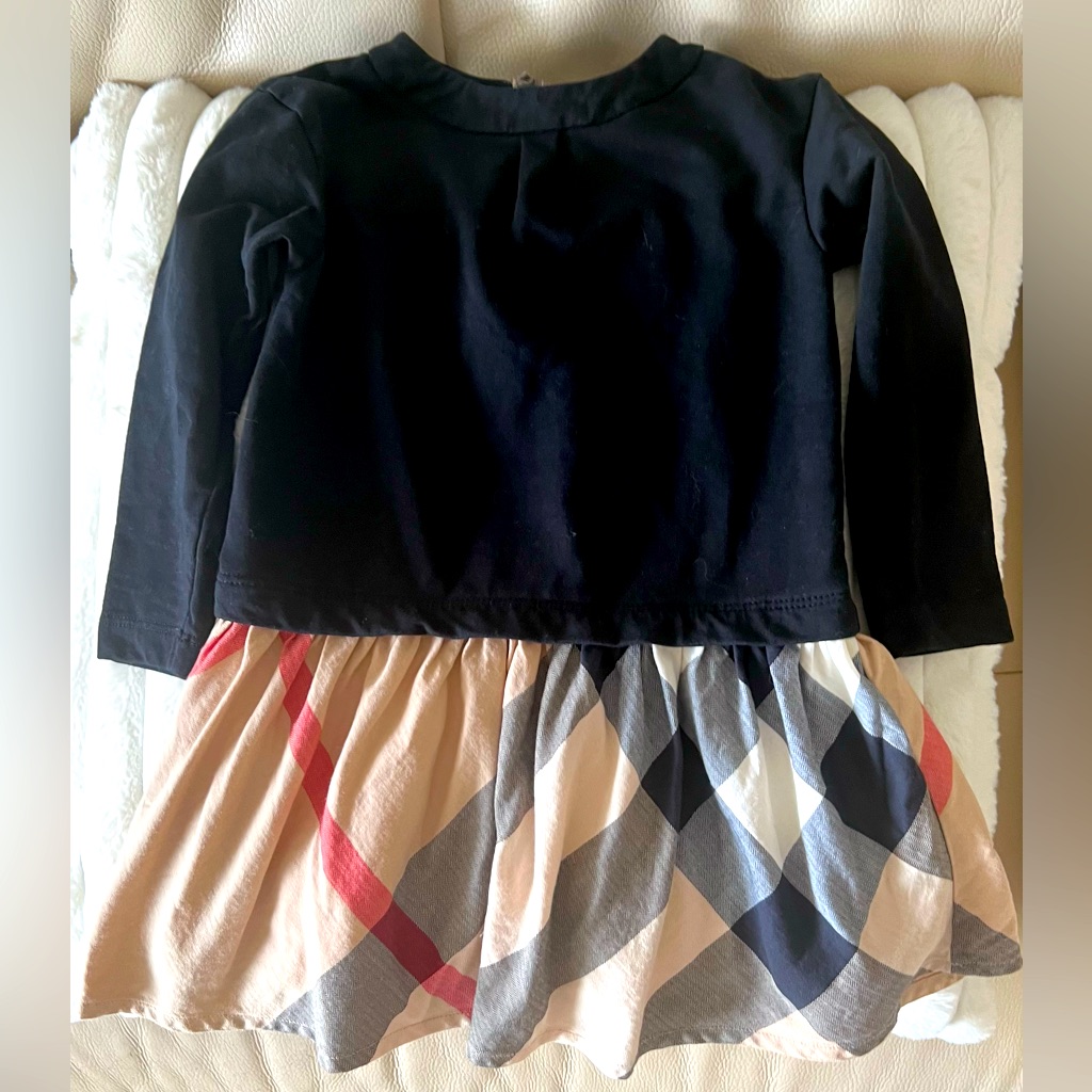 Girls Authentic Burberry Dress